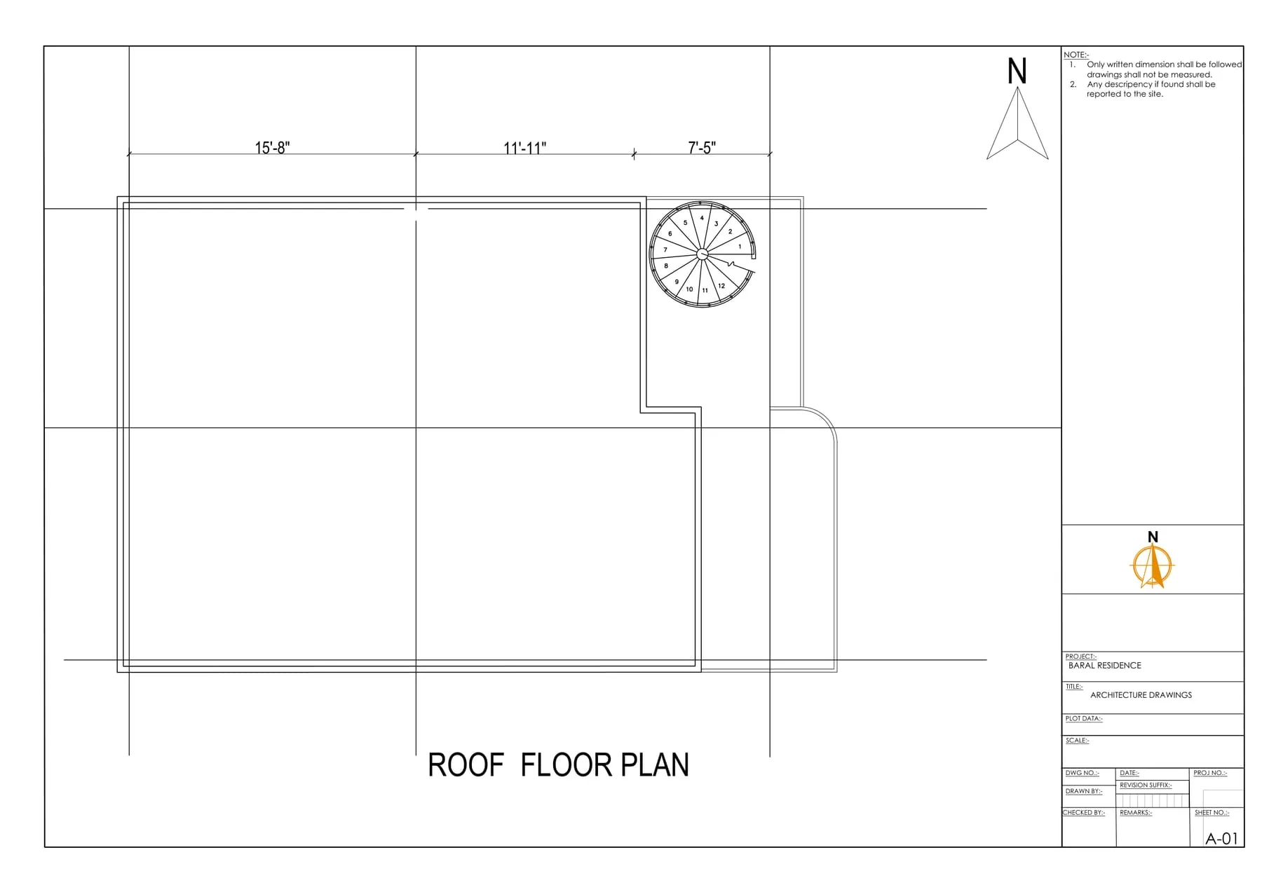 Roof plan